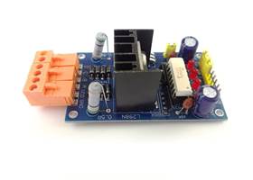 L298N Motor Driver Board with Optical Isolation - Side View 2